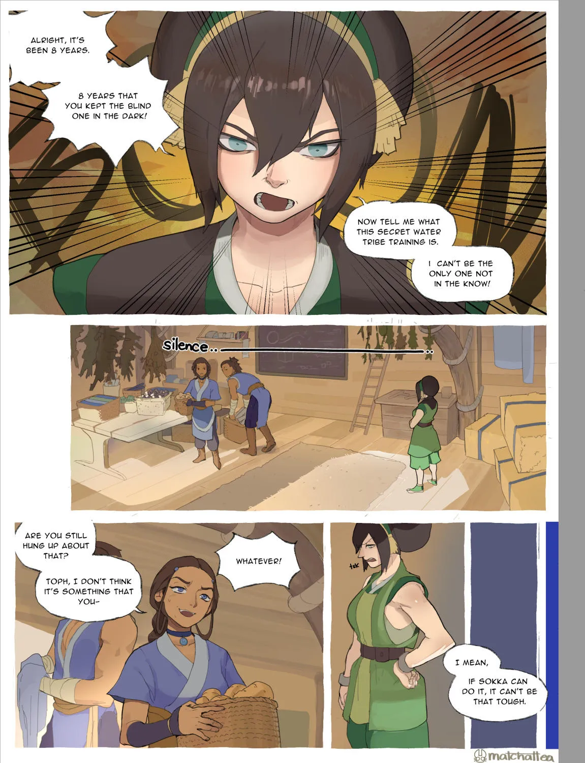 Secret Water Tribe Training Avatar: The Last Airbender  — página 1
